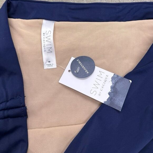 Swim by Cacique size 18 navy high waisted bikini bottoms - Picture 3 of 6